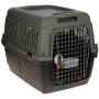 Box de Transport Eco KERBL pour Chiens et Chats - Gris/Vert - 81 x 60 x 61,5 cm