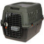 Box de Transport Eco KERBL pour Chiens et Chats - Gris/Vert - 81 x 60 x 61,5 cm
