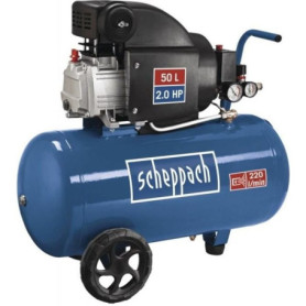 Compresseur d'air Scheppach HC54 - 50L, 1500W, 8 bars