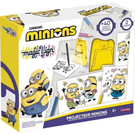 Magic Lign Projecteur Minions - Dessin et Colorie avec Amusement
