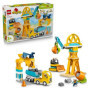LEGO DUPLO Ma Ville 10476 - Le Chantier et ses Véhicules 3-en-1