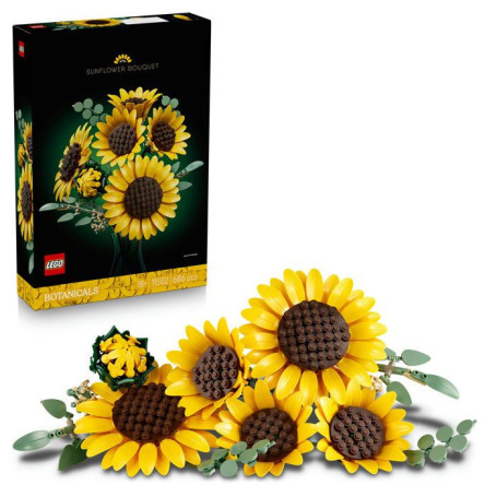 LEGO Botanicals - Bouquet de Tournesols Artificiels pour Décoration