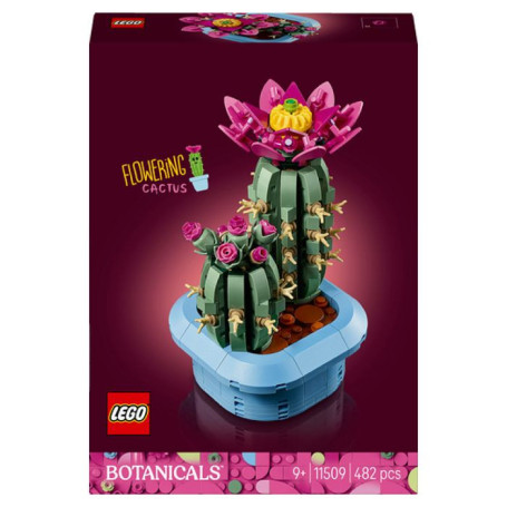 Cactus Fleuri LEGO Botanicals - Décoration Végétale pour Enfants