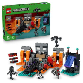 LEGO Minecraft - La Bataille du Wither, Set de Construction Aventureux