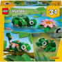 LEGO Creator 3-en-1 : Tortue et Fleur de Nénuphar - Jouet de Construction