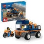 LEGO City - Le Transporteur de Motos avec Camion et Minifigurines