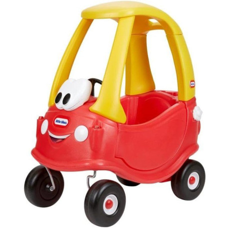 Cozy Coupe Rouge - Voiture Enfant Little Tikes avec Klaxon et Plancher Amovible