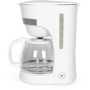 Cafetière Électrique LIVOO DOD200W - 1,25 L pour 10 à 12 Tasses - Design Blanc