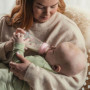 Biberon en verre MAM avec tétine débit moyen - Rose