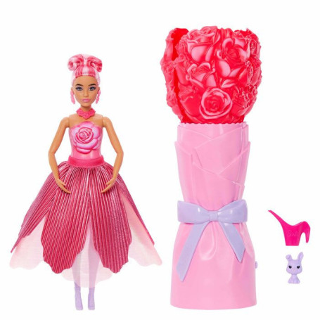 Poupée Barbie Petal Pop avec Accessoires - Rose Rouge