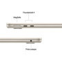 Apple MacBook Air 13,6" M5 2026 - 16Go RAM, 1To Stockage, Lumière Stellaire