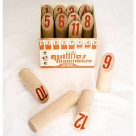 Jeu de Quilles Finlandaises en Bois - MECABOIS