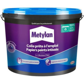 Colle pour Papiers Peints Intissés Metylan - Seau de 2,25 kg
