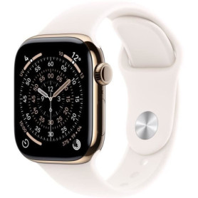 Apple Watch Series 11 GPS + Cellular 42mm - Boîtier en Titane Doré