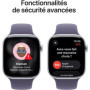 Apple Watch Series 11 GPS + Cellular 46mm Aluminium Argent avec Bracelet Sport Violet