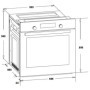 Four encastrable OCEANIC F60IX - Nettoyage catalyse et chaleur brassée