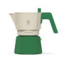 Cafetière Italienne PEZZETTI Futurexpress en Aluminium - 3 Tasses - Vert