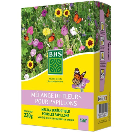 Mélange de Fleurs Colorées pour Papillons - 39 Variétés - BHS