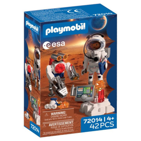 Playmobil Astronaute de l'ESA avec Robot - Aventure Spatiale