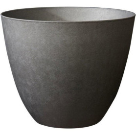 Pot de Fleurs Rond Élément Ø 50 cm - EDA - Gris Anthracite
