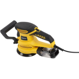 Ponceuse Excentrique POWERPLUS 450W avec Bac de Récupération de Poussière