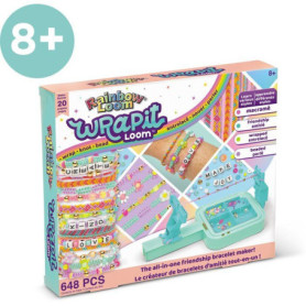 Kit de Création de Bracelets d'Amitié Rainbow Loom - 648 Pièces pour 20 Projets DIY