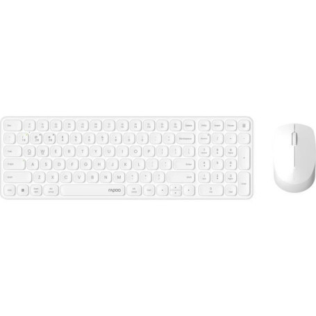 Ensemble Clavier-Souris Sans Fil RAPOO 9310M Ultra-Slim Blanc