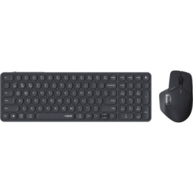 Ensemble Clavier-Souris Sans Fil RAPOO 9760M Ultra-Slim Gris Foncé