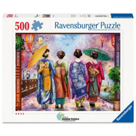 Ravensburger Puzzle 500 pièces - Promenade Fleurie pour Adultes et Adolescents