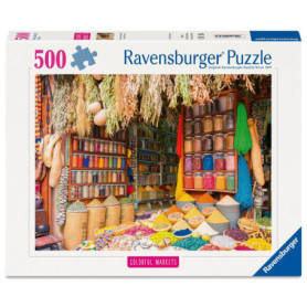 Puzzle 500 pièces - Marché aux épices du Maroc par Ravensburger