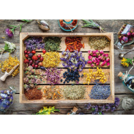 Puzzle Nathan 1500 pièces - Les Plantes Médicinales