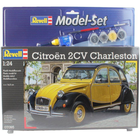 Maquette Citroën 2 CV - Kit complet avec colle et peintures