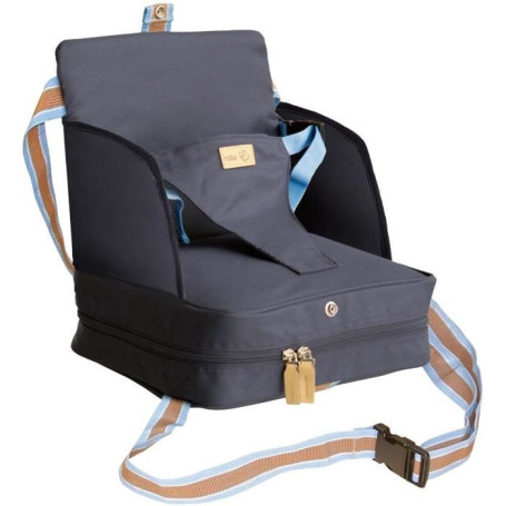 Réhausseur de Chaise Bébé Pliable ROBA - Confort et Sécurité en Bleu Marine