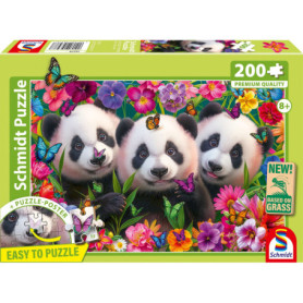 Puzzle Panda Trio - 200 pièces pour enfants dès 8 ans