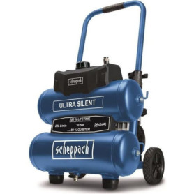 Compresseur d'air ultra-silencieux Scheppach HC20SI - 20L, 750W, 10 bars
