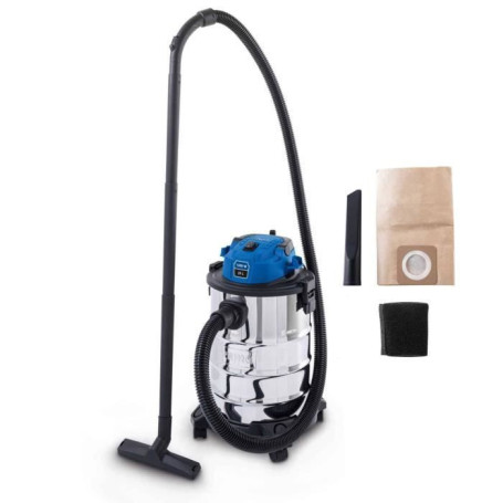 Aspirateur industriel SCHEPPACH VC25 - 1200W, cuve inox 25L