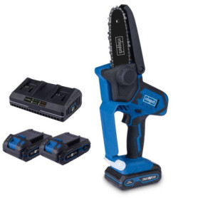 Scie de jardin sans fil SCHEPPACH C-PS100-X avec 2 batteries 20V et chargeur