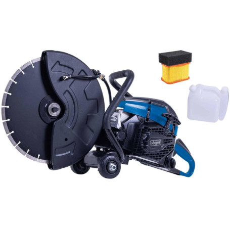 Découpeuse thermique PTS400 de Scheppach pour des coupes précises