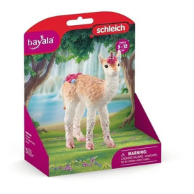 Figurine Licorne Lama Amusante avec Corne Brillante - Schleich