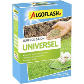 Semences de Gazon Universel ALGOFLASH - 2 kg pour un Jardin Éclatant