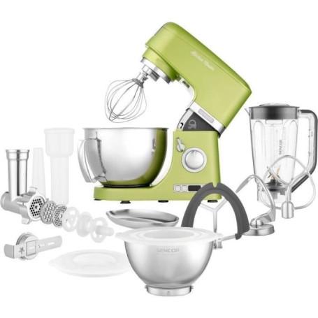 Robot Pâtissier Sencor STM 7870GG avec Bol Inox et Éclairage LED