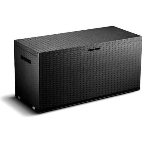 Coffre de Rangement Extérieur TOOD en Résine - 350 L - Gris Anthracite