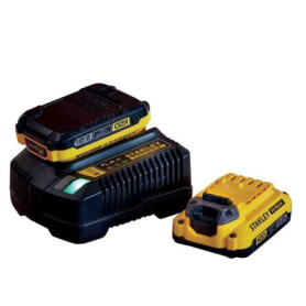 Pack de 2 batteries 18V 2Ah avec chargeur - STANLEY FATMAX V20
