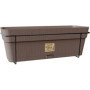 Bac à Fleurs Balconnière Ethica Taupe 50 cm - 9 L
