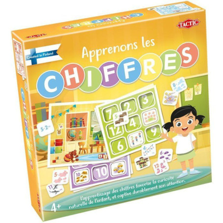 Apprenons les Chiffres - Jeu Éducatif pour Enfants à Partir de 4 Ans