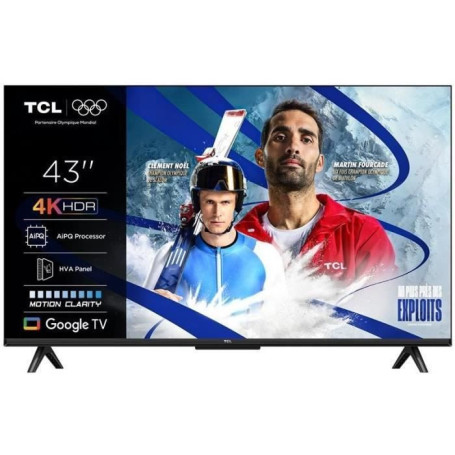 TCL 43P6K - Téléviseur LED 4K UHD 43" avec Google TV