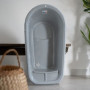 Baignoire Luxe THERMOBABY - Blanc Muguet pour Bébé