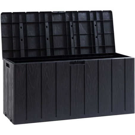 Coffre de jardin en résine Multibox Bravo - 270L - Gris anthracite