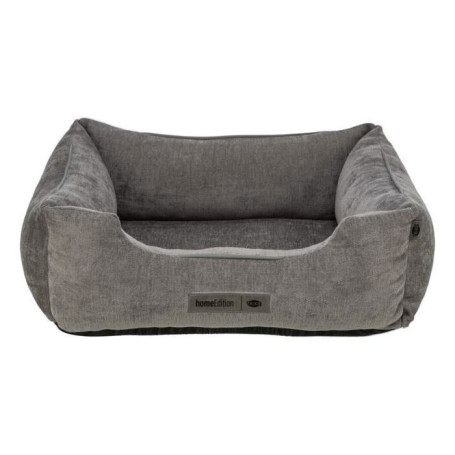 Panier Orthopédique pour Chien TRIXIE VITAL LENNOX - Tissu Chenille Gris 60x50 cm