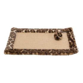 Tapis Griffoir Trixie LEO - 55 x 35 cm - Brun Léopard